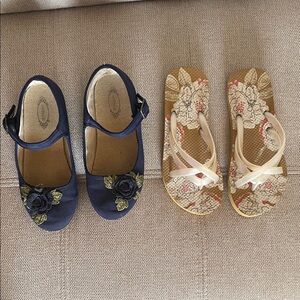 Joyfolie girls sandals bundle size 3